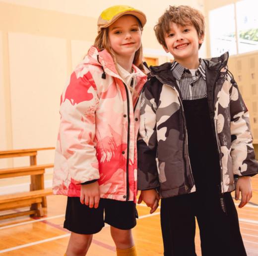 【童装】儿童中长款彩款男女羽绒服 商品图2