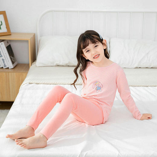 【秋季上新】2021儿童阳离子德绒AB面保暖家居服套装男童女童保暖发热睡衣秋衣秋裤抵御寒风柔软舒适 商品图10