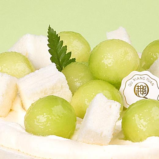 【动物奶油蛋糕，100%新鲜水果】-玲珑蜜语2磅蛋糕，夹层：原味布丁+青肉哈密瓜 商品图1