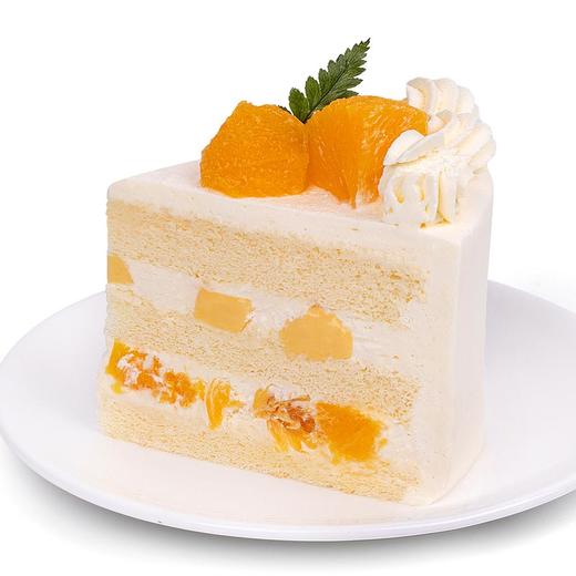 【动物奶油蛋糕，100%新鲜水果】-橙心橙意2磅蛋糕，免费送货 商品图2