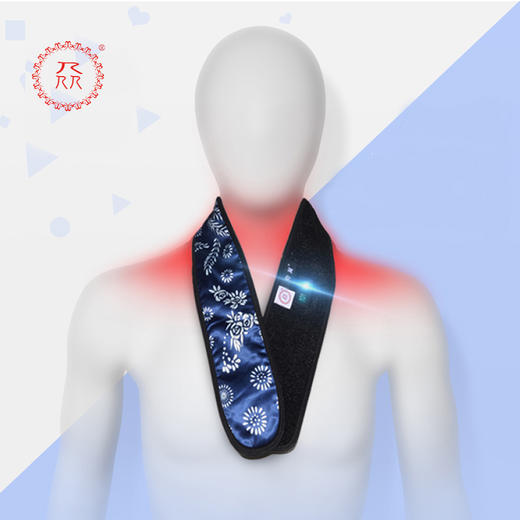 预售：公益爱心『众』品牌 蓝印花布系列 AI智能加热按摩护颈 商品图0