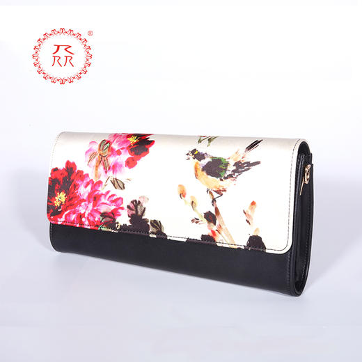 公益爱心『众』品牌 真丝手拿包 斜挎链条包 商品图0