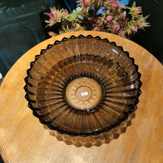 欧式果盘零食盘创意现代客厅茶几家用轻奢大号水晶玻璃双层水果盘 商品图3