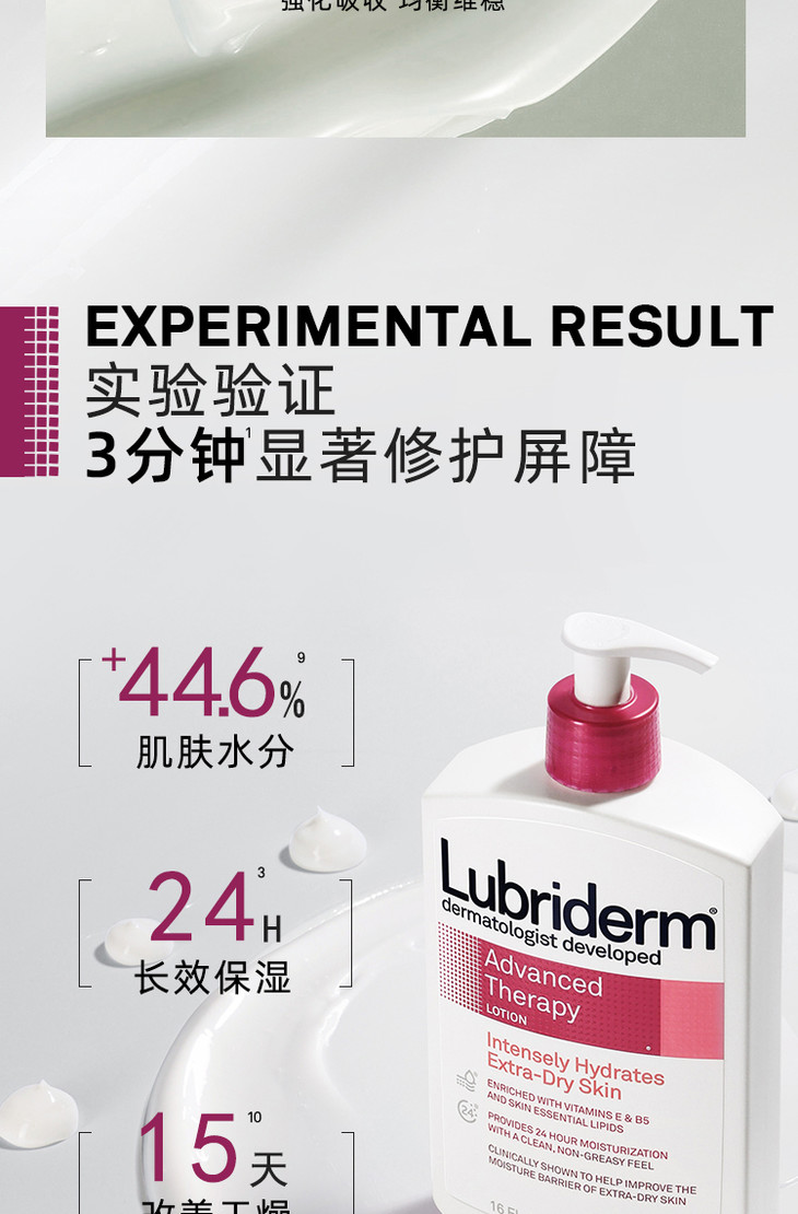 lubriderm露比黎登润肤乳473ml
