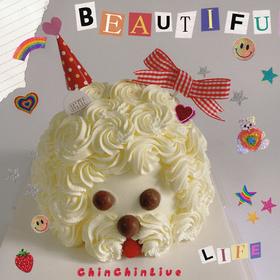 立体小狗造型蛋糕