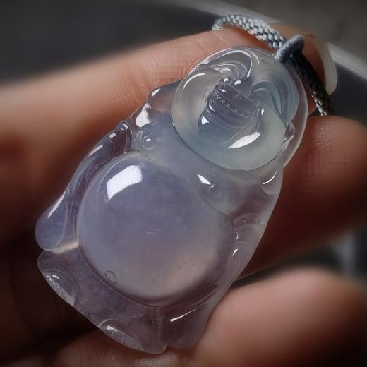 翡翠冰种挂件-春带彩站弥勒佛 商品图5