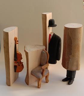 旧时光-木雕-李易军