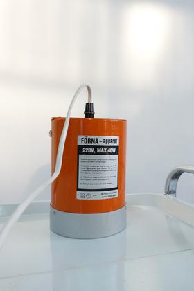 中古瑞典产橘色吊灯 C0018