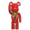 Bearbrick 电镀红招财猫 千万两 1000% 商品缩略图0