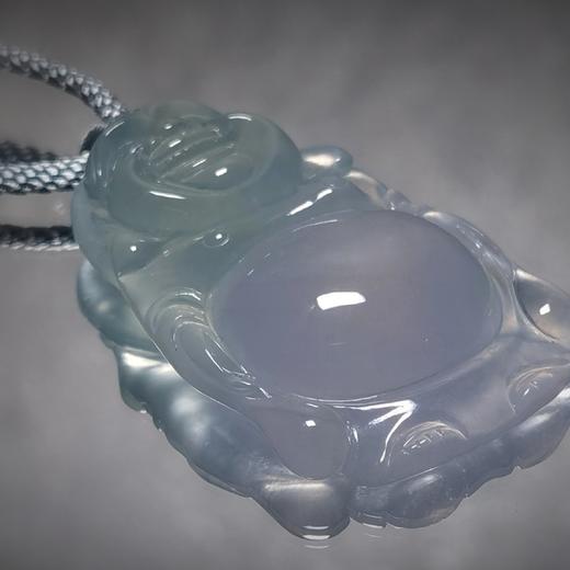 翡翠冰种挂件-春带彩站弥勒佛 商品图3