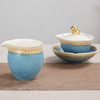 楚汉陶丨金狮献瑞 茶具套组 陶器 1壶1海6茶杯 商品缩略图5