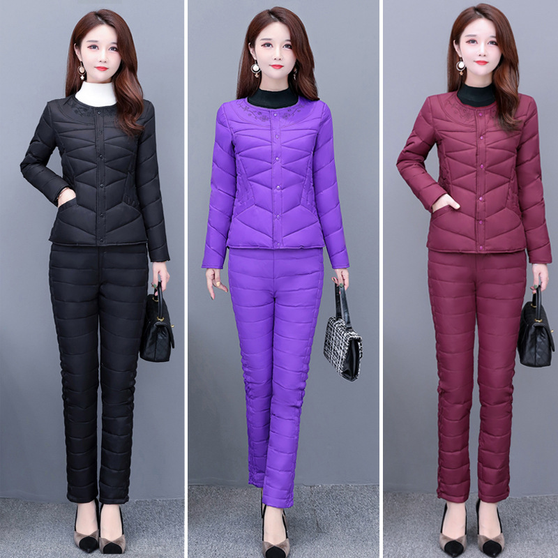 JMY-AOY-190羽绒服女士羽绒内胆套装秋冬修身显瘦保暖衣