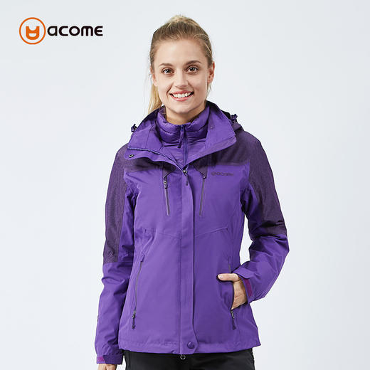 Acome阿珂姆/蒙梅迪女式羽绒内胆冲锋衣 AG152S2020 商品图7