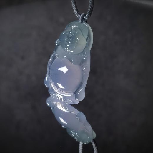 翡翠冰种挂件-春带彩站弥勒佛 商品图4