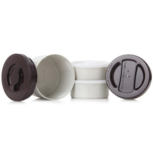 【6F】虎牌丨不锈钢便当盒保温饭盒 高性能保温饭盒 LWU-F20C 2.0L 褐色 商品图5