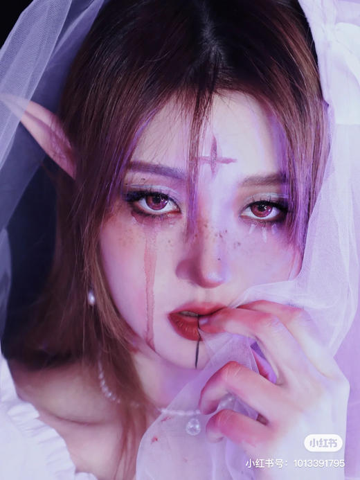 【年抛】红色美瞳| cosplay美瞳 | 小直径14.0| 最高800° 商品图3