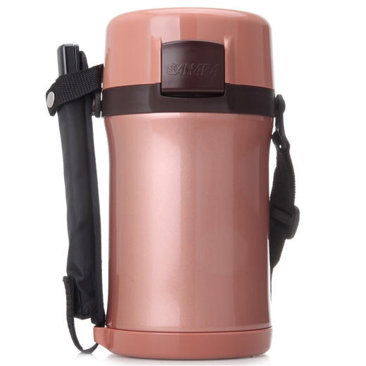 【6F】虎牌丨不锈钢便当盒保温饭盒 高性能保温饭盒 LWU-F20C 2.0L 褐色 商品图2