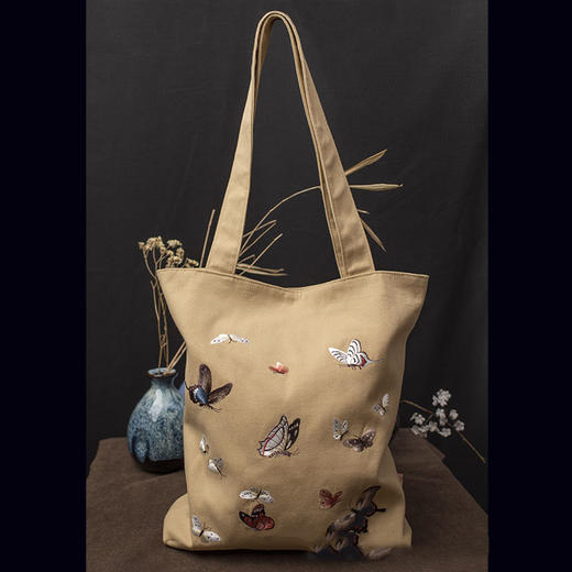 上海旗袍厂TL-33650009筛月帆布包女单肩斜挎包包布袋学生大容量原创百搭文艺手提女包 商品图2