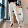 QB-C081   550克云朵卫裤冬季女装加绒加厚云朵水貂绒束口休闲运动卫裤 商品缩略图3