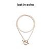 lost in echo 原创设计师品牌 个性设计感多层拼接大OT扣珍珠项链男女同款 商品缩略图4