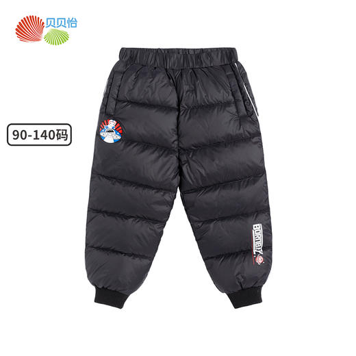 贝贝怡新款男童太空卡通系列秋冬宝宝保暖轻羽绒裤长裤214K2225
 商品图4