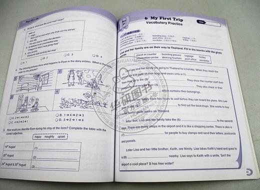 培生朗文小学教辅90天英文精读练习 6年级下册 词汇语法阅读及写作强化训练 英文原版 6B guide to better english in 90 days 商品图2