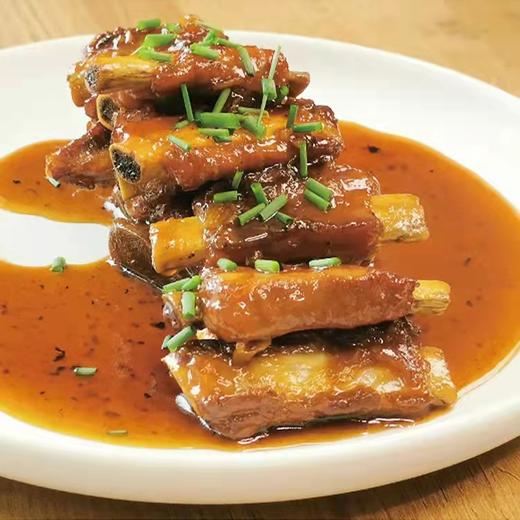 花间肥【2-4包 1.2-2.4斤装】西班牙伊比利亚黑猪雪花肋排600克-1200克 骨肉相间 山林果香 肥而不腻 煎烤焖炖 商品图4