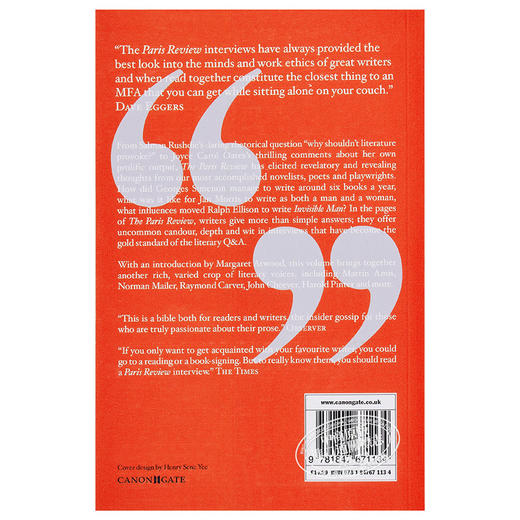 【中商原版】巴黎评论 第三辑 英文原版 The Paris Review Interviews 3 Philip Gourevitch Canongate Books 文学理论与批评 商品图1