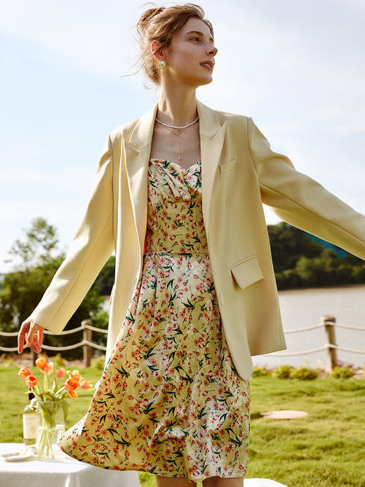 欧芮儿西装外套女2021新款宽松时尚休闲设计感小众时尚外套 商品图3