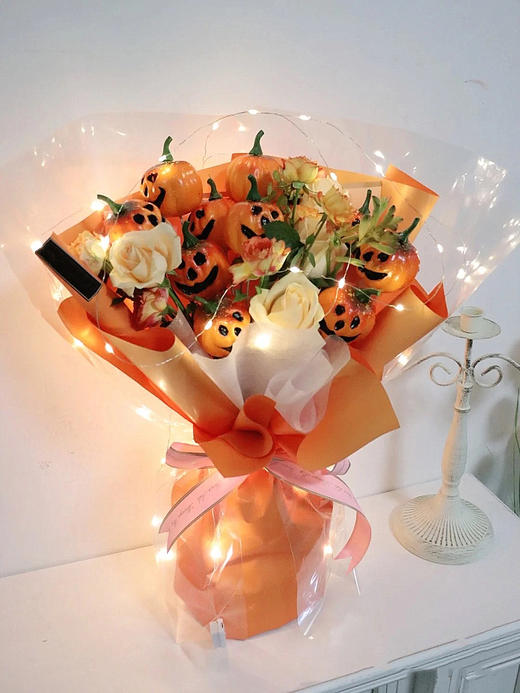 万圣节南瓜花束礼盒8选1 商品图2