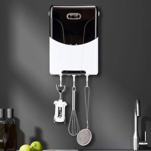 【筷子消毒盒】厨房紫外线消毒筷子笼烘干筷子桶免打孔壁挂式 商品图1