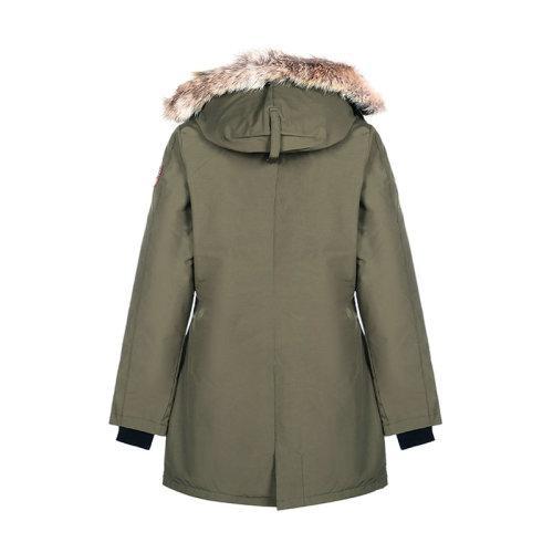 CANADA GOOSE/加拿大鹅【21秋冬新款】女士羽绒服 女士聚酯纤维修身版VICTORIA派克大衣鸭绒连帽羽绒服大衣外套 3037L 商品图14