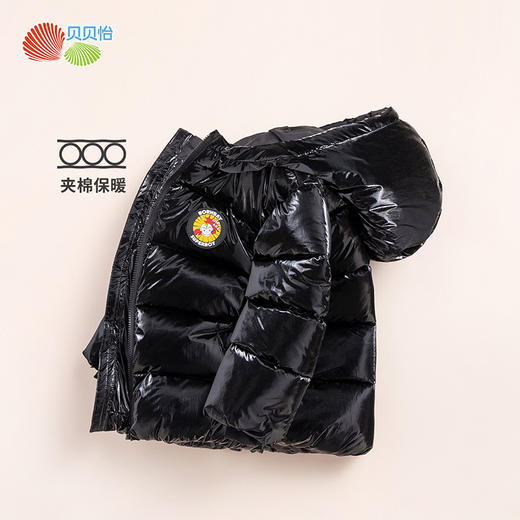 贝贝怡童装男童太空探索系列宝宝加厚冬夹棉加厚潮酷外套棉服214S2802
 商品图7