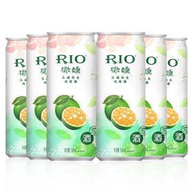 Z| 锐澳（RIO）鸡尾酒果酒3度微醺系列 乐橘乌龙味330ml*24罐（普通快递）