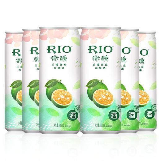 Z| 锐澳（RIO）鸡尾酒果酒3度微醺系列 乐橘乌龙味330ml*24罐（普通快递） 商品图0