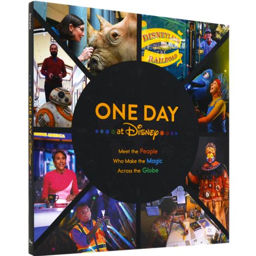 One Day at Disney 在迪士尼的一天 英文原版 迪士尼官方52集纪录片配套书 精装 在迪士尼遇见全世界创造魔幻魔法的人 商品图0