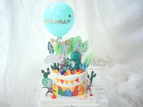 男孩最爱款 奥特曼打怪兽 气球蛋糕