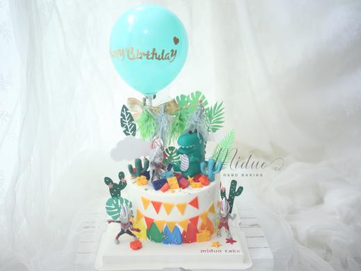 男孩最爱款 奥特曼打怪兽 气球蛋糕 商品图0