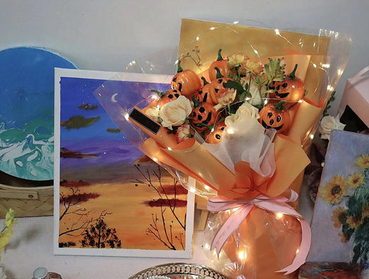 万圣节南瓜花束礼盒8选1 商品图9