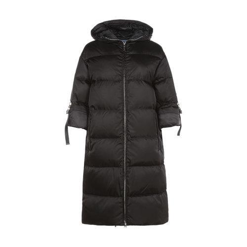 【现货秒发】PRADA/普拉达 女士羽绒服 女士再生锦纶中长款鹅绒连帽羽绒服外套 291544 1WQ8 S 192 商品图0