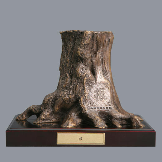 宇达青铜全铜摆件《根》创意礼品 工艺品 家居饰品摆件  高20cm 商品图0