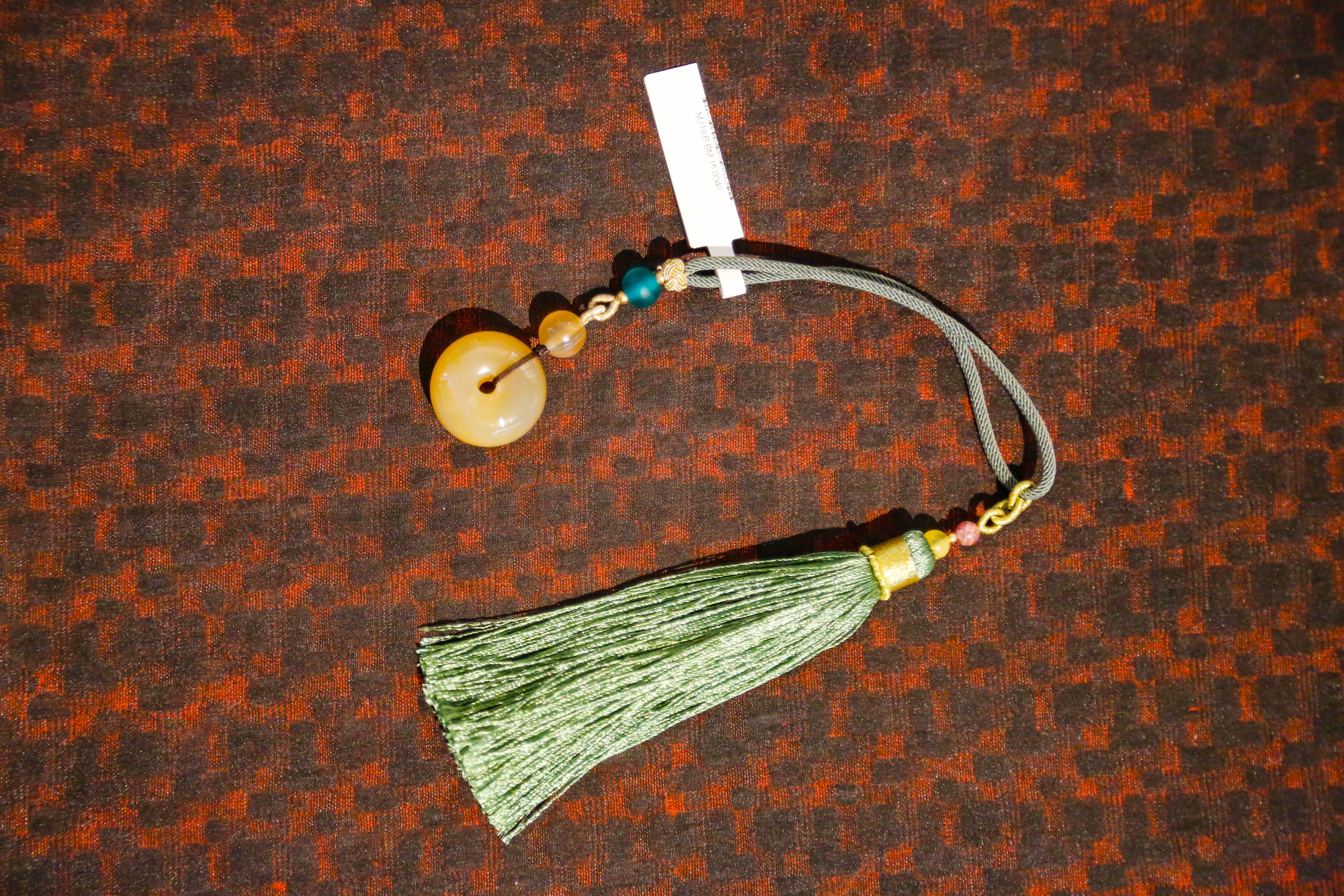 糖心玛瑙吊坠流苏挂件