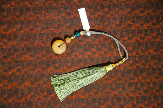 糖心玛瑙吊坠流苏挂件 商品图0