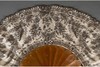 独角鹿西洋古董法国天然珍贵材质扇骨手绣花卉蕾丝扇面古董折扇 商品缩略图2