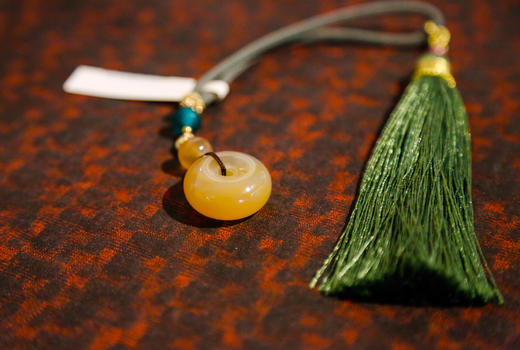 糖心玛瑙吊坠流苏挂件 商品图2