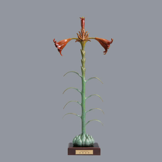 宇达青铜全铜摆件《百世合欢》创意礼品 工艺品 家居摆件  高66cm 商品图0