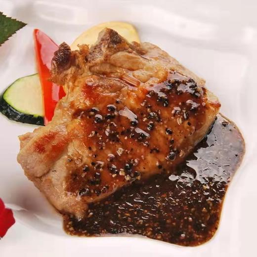 花间肥 【4-10片原切 1斤-2斤装】西班牙伊比利亚黑猪颈肉猪排500克-1000克 去骨猪扒 雪花纹理 油香兼备 肥而不腻 可煎可烤可炸可炒 商品图4