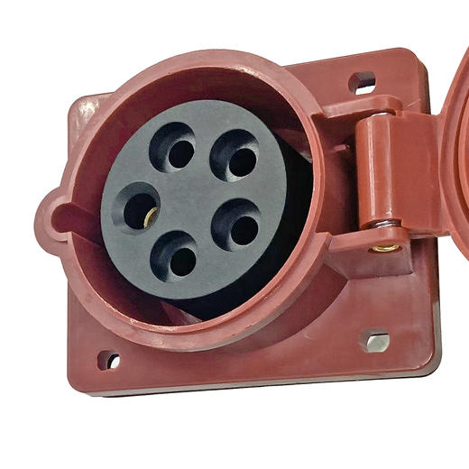 【货号07537】16A大电流工业级发电机5孔插座发电机配件发电机插头 商品图1