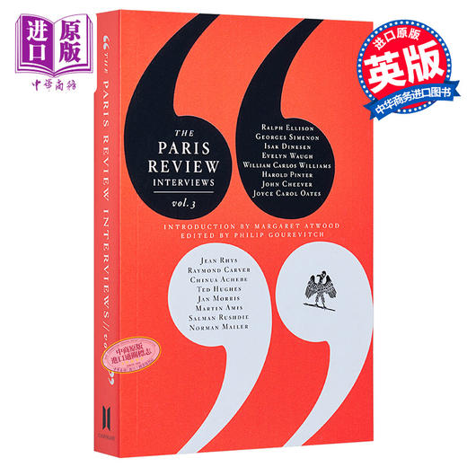 【中商原版】巴黎评论 第三辑 英文原版 The Paris Review Interviews 3 Philip Gourevitch Canongate Books 文学理论与批评 商品图0