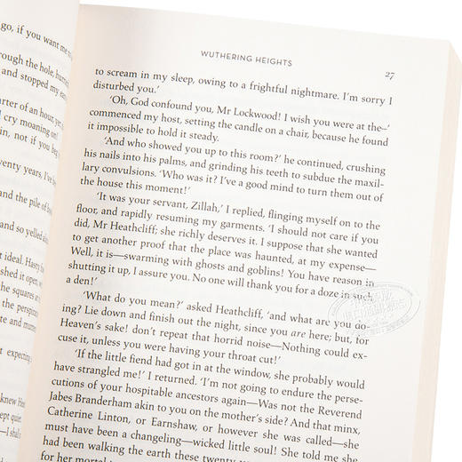 【中商原版】Wuthering Heights:  (Penguin Classics Deluxe Edition) 呼啸山庄 企鹅兰登封面展 商品图3